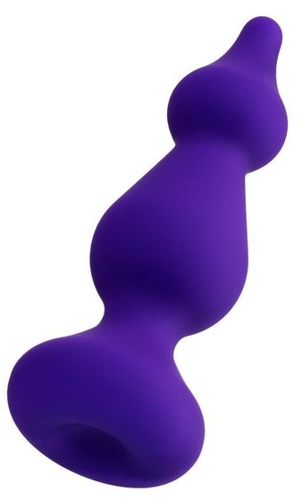 Фиолетовая анальная втулка Sholt - 10 см. - фото, цены