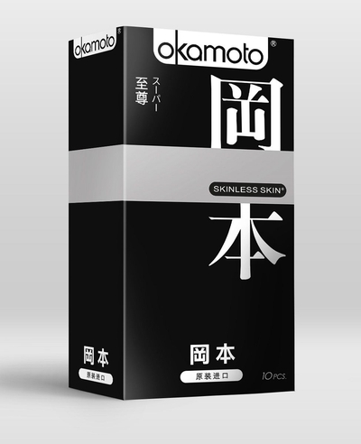 Презервативы Okamoto Skinless Skin Super ассорти - 10 шт. - фото, цены