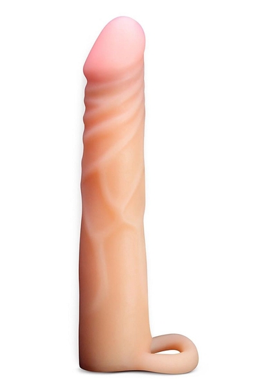 Телесная насадка на пенис Cock Xtender - 17,7 см. - фото, цены