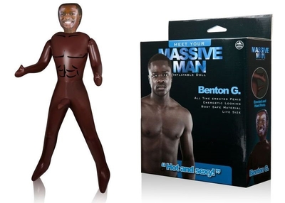 Надувной секс-мужчина с фаллосом Massive Man Benton G. Love Doll - фото, цены