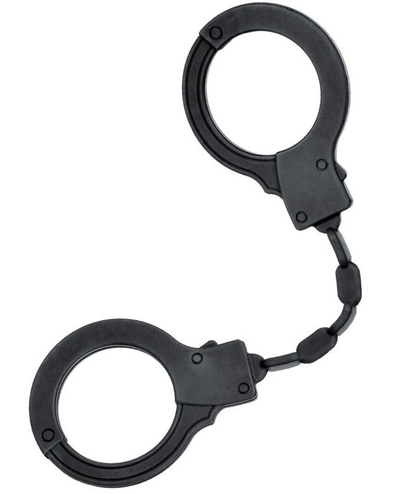 Черные силиконовые наручники A-Toys без ключа - фото, цены