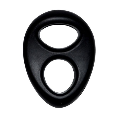 Черное эрекционное кольцо на пенис Rings Liquid Silicone - фото, цены