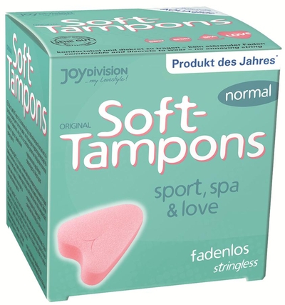 Гигиенические тампоны JoyDivision Soft-Tampons Normal - 3 шт. - фото, цены