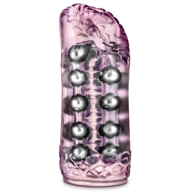 Розовый мастурбатор-вагина со стимулирующими бусинами Super Stroker - фото, цены