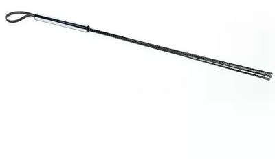 Чёрный стек с серебристой ручкой - 62 см. - фото, цены