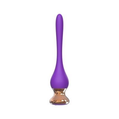 Фиолетовый вибромассажер Nipple Vibrator - 14,5 см. - фото, цены