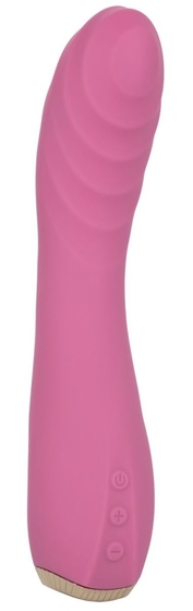 Розовый вибромассажер для стимуляции точки G Uncorked Pinot - 18,5 см. - фото, цены