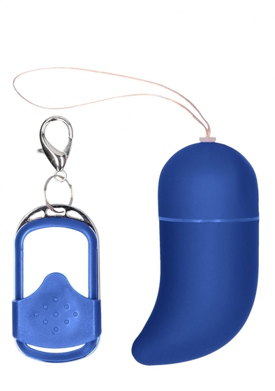 Синее виброяйцо Small Wireless Vibrating G-Spot Egg - фото, цены