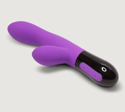 Фиолетовый вибратор-кролик Gaia 2.0 - 20,4 см. - фото, цены