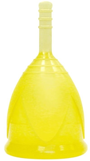 Желтая менструальная чаша размера S - фото, цены