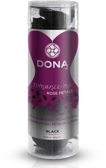 Декоративные чёрные лепестки роз Dona Rose Petals - фото, цены
