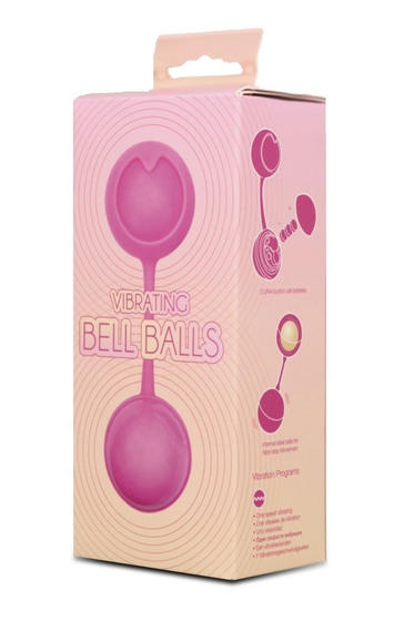 Розовые вагинальные шарики с вибрацией - фото, цены
