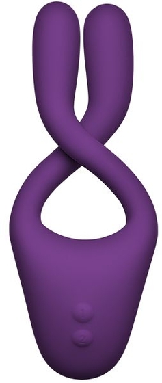 Фиолетовый вибростимулятор Bendable Multi Erogenous Zone Massager with Remote - фото, цены