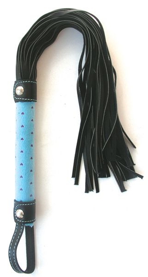 Черно-голубая плетка Notabu - 46 см. - фото, цены