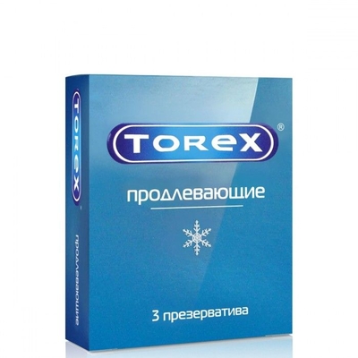 Презервативы Torex Продлевающие с пролонгирующим эффектом - 3 шт. - фото, цены