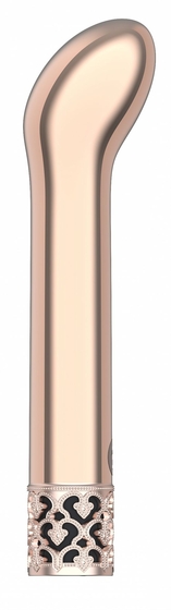 Розовый мини-вибратор G-точки Jewel - 12 см. - фото, цены