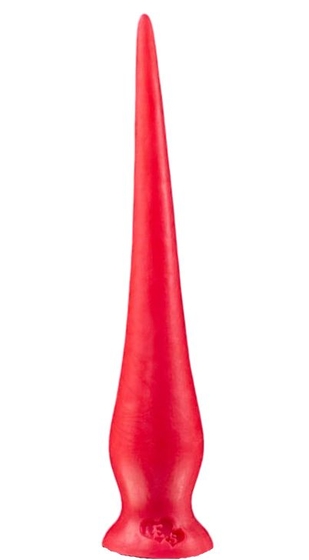 Красный фаллоимитатор Слинк small - 35 см. - фото, цены