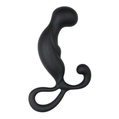 Черный стимулятор простаты Prostate Massager - 14 см. - фото, цены