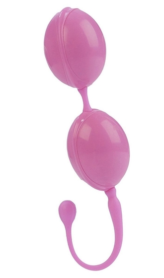 Розовые вагинальные шарики LAmour Premium Weighted Pleasure System - фото, цены