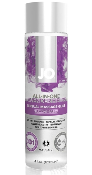 Массажный гель All-in-one Massage Oil Lavender с ароматом лаванды - 120 мл. - фото, цены