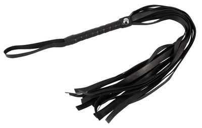 Черная плеть Mini Flogger - 56 см. - фото, цены