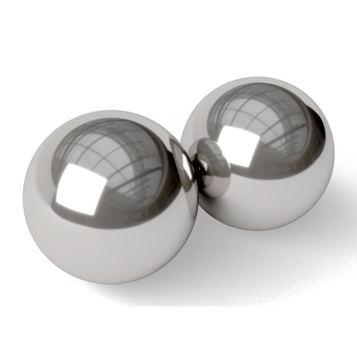 Серебристые вагинальные шарики Stainless Steel Kegel Balls - фото, цены