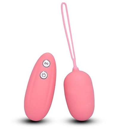 Розовое виброяйцо с пультом дистанционного управления Ultra Seven Remote Control Egg - фото, цены