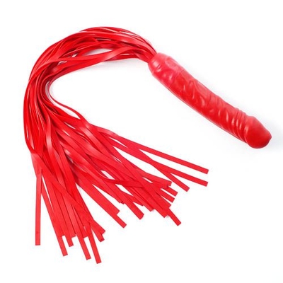 Красная многохвостая плеть Ракета - 60 см. - фото, цены