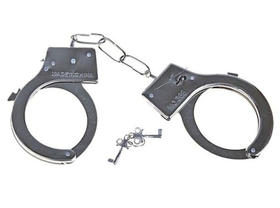 Металлические наручники с регулируемыми браслетами - фото, цены