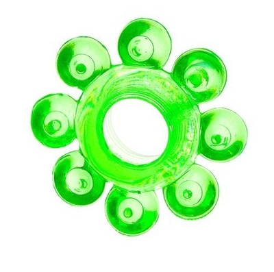 Зеленое эрекционное кольцо-цветок - фото, цены