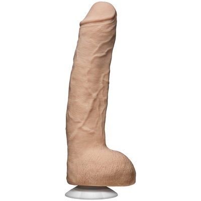 Телесный фаллоимитатор John Holmes Ultraskyn Realistic Cock with Removable Vac-U-Lock Suction Cup - 25,1 см. - фото, цены