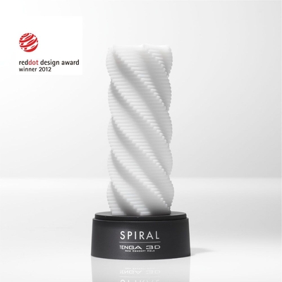 Белый 3d мастурбатор Spiral - фото, цены