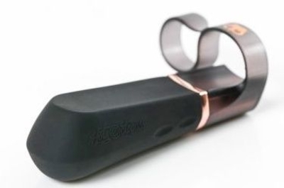 Черный вибромассажер-насадка на пальчик DiGiT - 9 см. - фото, цены