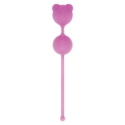 Розовые вагинальные шарики Pussynut Double Silicone - фото, цены