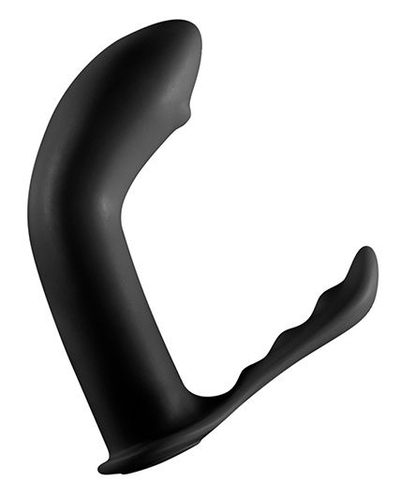 Чёрный стимулятор простаты Prostate Plug - 12,5 см. - фото, цены