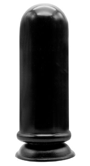 Чёрный анальный стимулятор-гигант Menzstuff Anal Mortar Huge Butt Plug - 20 см. - фото, цены