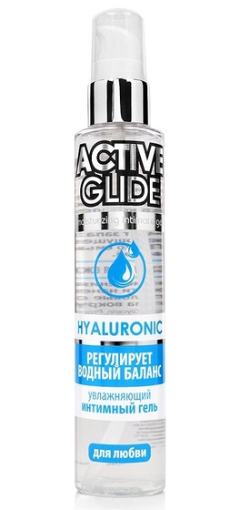 Увлажняющий интимный гель Active Glide Hyaluronic - 100 гр. - фото, цены