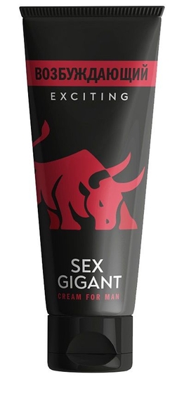 Возбуждающий крем для мужчин Sex Gigant Exciting - 80 мл. - фото, цены