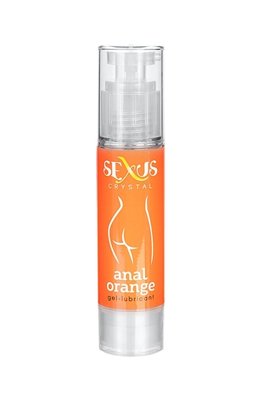 Анальная гель-смазка с ароматом апельсина Crystal Orange Anal - 60 мл. - фото, цены