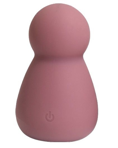Грязно-розовый перезаряжаемый вибратор Bubble - 7,8 см. - фото, цены