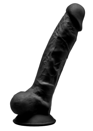 Черный фаллоимитатор на присоске Model 1 - 17,5 см. - фото, цены