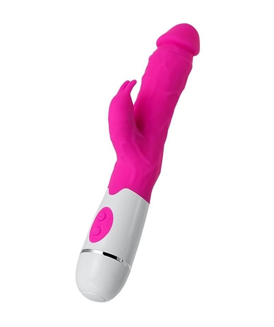 Розовый вибратор A-Toys Mist - 25,4 см. - фото, цены