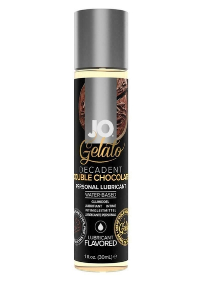 Лубрикант с ароматом шоколада Jo Gelato Decadent Double Chocolate - 30 мл. - фото, цены