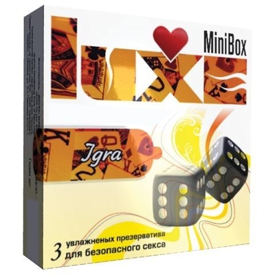 Презервативы Luxe Mini Box Игра - 3 шт. - фото, цены