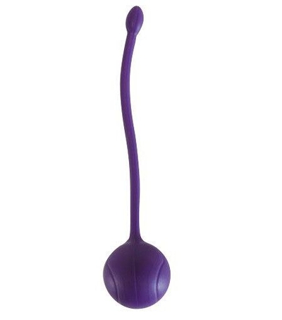 Фиолетовый металлический шарик в силиконовой оболочке - фото, цены