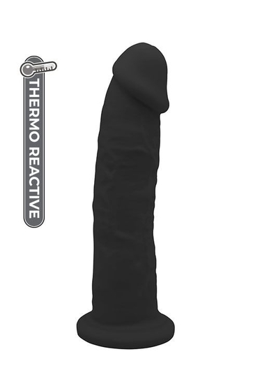 Черный фаллоимитатор на присоске Dildo 9inch - 22 см. - фото, цены