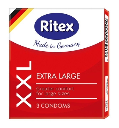 Презервативы увеличенного размера Ritex Xxl - 3 шт. - фото, цены