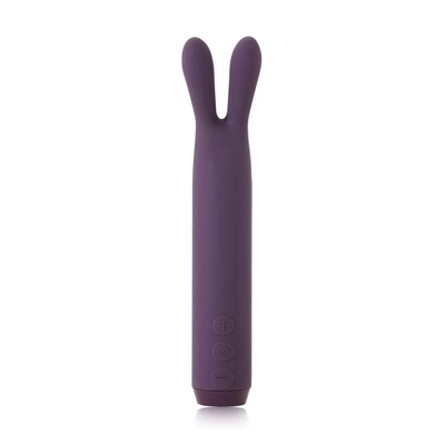 Фиолетовый вибратор с ушками Rabbit Bullet Vibrator - 8,9 см. - фото, цены