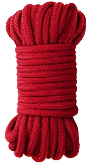 Красная веревка для бондажа Japanese Rope - 10 м. - фото, цены