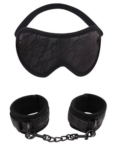 Черный эротический набор Temptation Bondage Kit - фото, цены